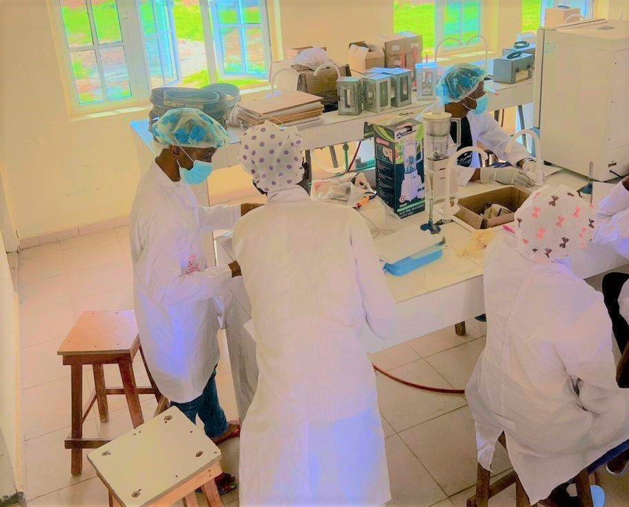 A Science Laboratory Technology student